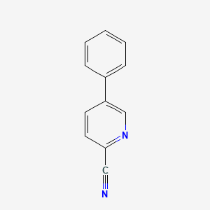 5-Phenylpicolinonitrile chemical structure (CAS 39065-45-7)