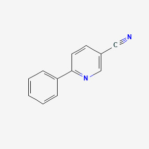 6-Phenylnicotinonitrile chemical structure (CAS 39065-54-8)