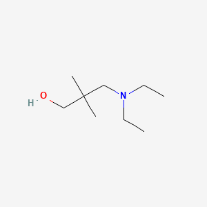 3-(Diethylamino)-2,2-dimethylpropan-1-ol chemical structure (CAS 39067-45-3)