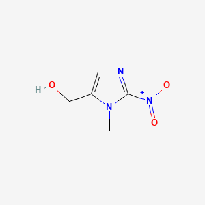 (1-Methyl-2-nitro-1H-imidazol-5-yl)methanol chemical structure (CAS 39070-14-9)