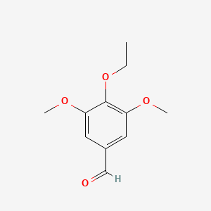 4-Ethoxy-3,5-dimethoxybenzaldehyde chemical structure (CAS 39075-25-7)