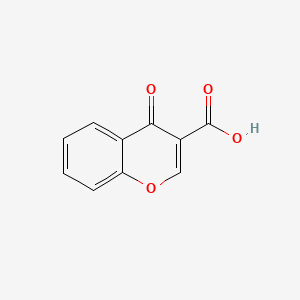 Chromone-3-carboxylic acid chemical structure (CAS 39079-62-4)