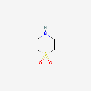 Thiomorpholine 1,1-dioxide chemical structure (CAS 39093-93-1)