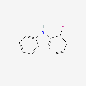 1-Fluoro-9H-carbazole chemical structure (CAS 391-26-4)
