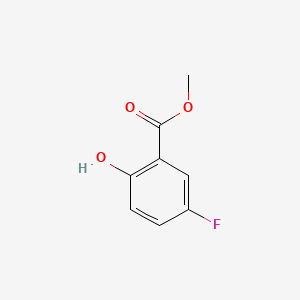 Methyl 5-fluoro-2-hydroxybenzoate chemical structure (CAS 391-92-4)