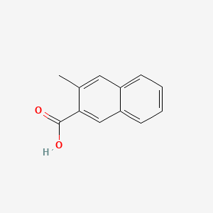 3-Methyl-2-naphthoic acid chemical structure (CAS 39110-32-2)