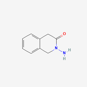 2-Amino-1,4-dihydroisoquinolin-3(2H)-one chemical structure (CAS 39113-02-5)