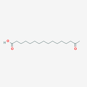 15-Oxohexadecanoic acid chemical structure (CAS 39115-09-8)