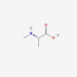 H-N-Me-Ala-OH chemical structure (CAS 3913-67-5)