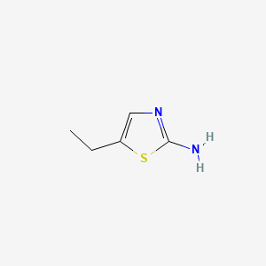 5-Ethylthiazol-2-amine chemical structure (CAS 39136-60-2)