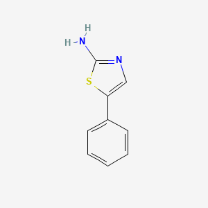 5-Phenylthiazol-2-amine chemical structure (CAS 39136-63-5)