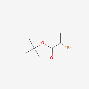 tert-Butyl 2-bromopropanoate chemical structure (CAS 39149-80-9)