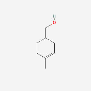 (4-Methylcyclohex-3-en-1-yl)methanol chemical structure (CAS 39155-38-9)