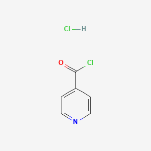 Isonicotinoyl chloride hydrochloride chemical structure (CAS 39178-35-3)