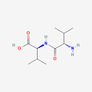 L-Valyl-L-valine chemical structure (CAS 3918-94-3)