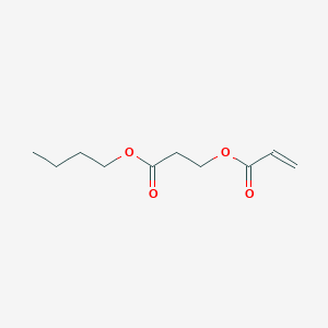 3-Butoxy-3-oxopropyl acrylate chemical structure (CAS 39181-89-0)