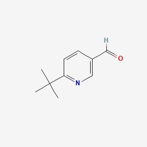 6-(tert-Butyl)nicotinaldehyde chemical structure (CAS 391900-69-9)