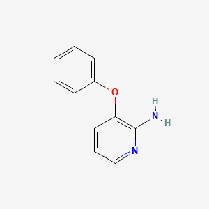 3-Phenoxypyridin-2-amine chemical structure (CAS 391906-83-5)