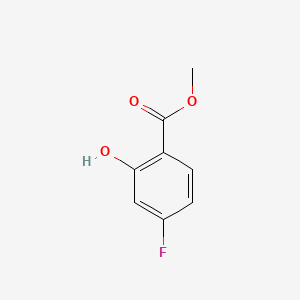 Methyl 4-fluoro-2-hydroxybenzoate chemical structure (CAS 392-04-1)