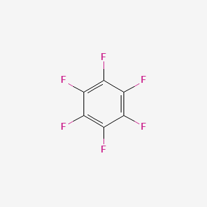 Hexafluorobenzene chemical structure (CAS 392-56-3)