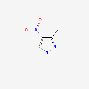1,3-Dimethyl-4-nitro-1H-pyrazole chemical structure (CAS 3920-38-5)