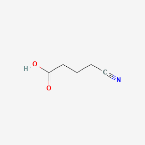 4-Cyanobutanoic acid chemical structure (CAS 39201-33-7)