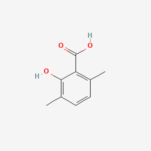 2-Hydroxy-3,6-dimethylbenzoic acid chemical structure (CAS 3921-12-8)