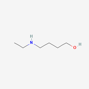 4-(Ethylamino)butan-1-ol chemical structure (CAS 39216-86-9)