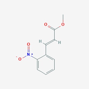 (E)-Methyl 3-(2-nitrophenyl)acrylate chemical structure (CAS 39228-29-0)