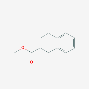 Methyl 1,2,3,4-tetrahydronaphthalene-2-carboxylate chemical structure (CAS 39246-30-5)
