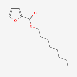 Octyl furan-2-carboxylate chemical structure (CAS 39251-88-2)