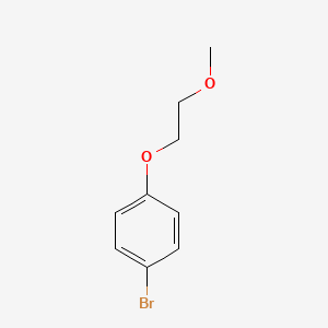1-Bromo-4-(2-methoxyethoxy)benzene chemical structure (CAS 39255-23-7)