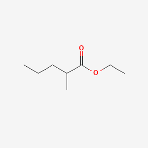 Ethyl 2-methylpentanoate chemical structure (CAS 39255-32-8)
