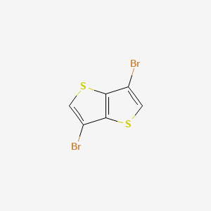 3,6-Dibromothieno[3,2-b]thiophene chemical structure (CAS 392662-65-6)