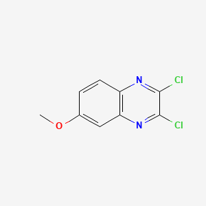 2,3-Dichloro-6-methoxyquinoxaline chemical structure (CAS 39267-04-4)
