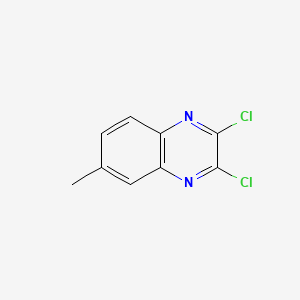 2,3-Dichloro-6-methylquinoxaline chemical structure (CAS 39267-05-5)