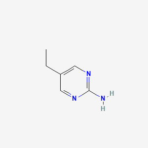 5-Ethylpyrimidin-2-amine chemical structure (CAS 39268-71-8)