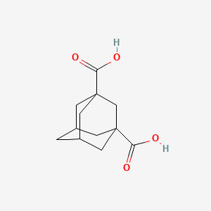 Adamantane-1,3-dicarboxylic acid chemical structure (CAS 39269-10-8)