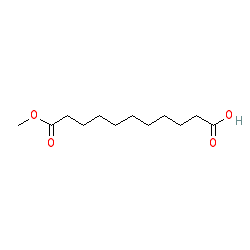 11-Methoxy-11-oxoundecanoic acid chemical structure (CAS 3927-60-4)
