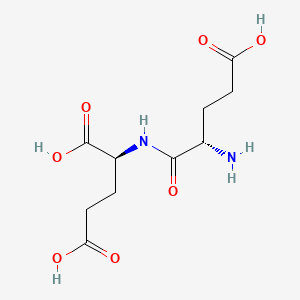 (S)-2-((S)-2-Amino-4-carboxybutanamido)pentanedioic acid chemical structure (CAS 3929-61-1)