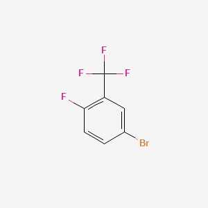 5-Bromo-2-fluorobenzotrifluoride chemical structure (CAS 393-37-3)