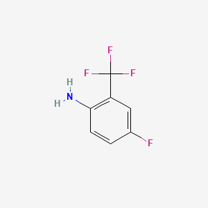 2-Amino-5-fluorobenzotrifluoride chemical structure (CAS 393-39-5)