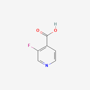 3-Fluoroisonicotinic acid chemical structure (CAS 393-53-3)