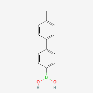 (4'-Methyl-[1,1'-biphenyl]-4-yl)boronic acid chemical structure (CAS 393870-04-7)