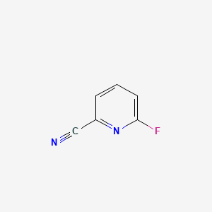 6-Fluoropicolinonitrile chemical structure (CAS 3939-15-9)