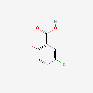 5-Chloro-2-fluorobenzoic acid chemical structure (CAS 394-30-9)