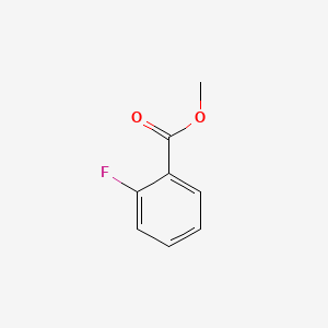 Methyl 2-fluorobenzoate chemical structure (CAS 394-35-4)