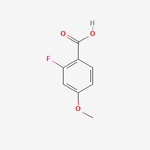 2-Fluoro-4-methoxybenzoic acid chemical structure (CAS 394-42-3)