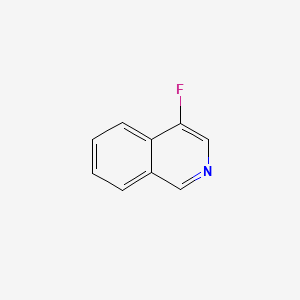 4-Fluoroisoquinoline chemical structure (CAS 394-67-2)