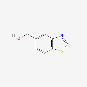 Benzo[d]thiazol-5-ylmethanol chemical structure (CAS 394223-37-1)